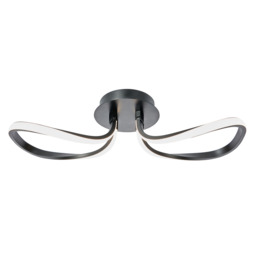 Alvar Petals LED Ceiling or Wall Light, Black - thumbnail 1