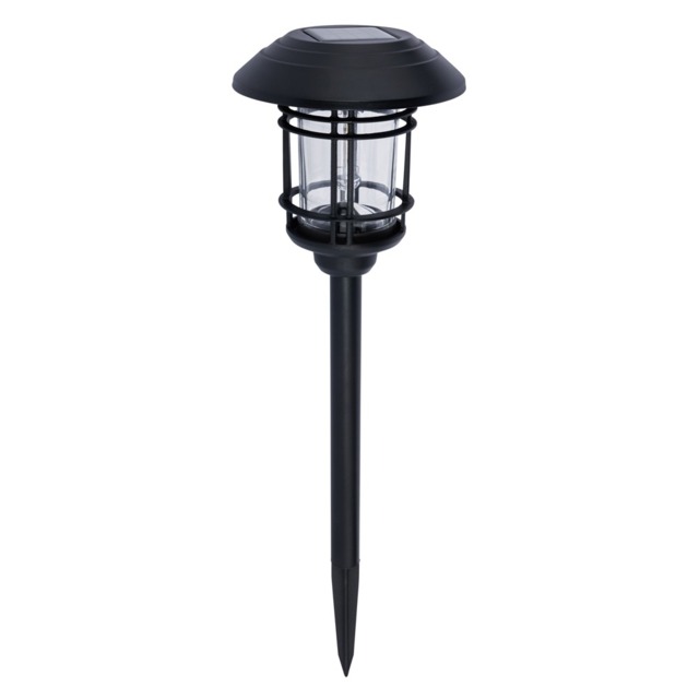Caelum LED Outdoor Solar Spike Light, Black - image 1
