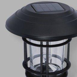 Caelum LED Outdoor Solar Spike Light, Black - thumbnail 6
