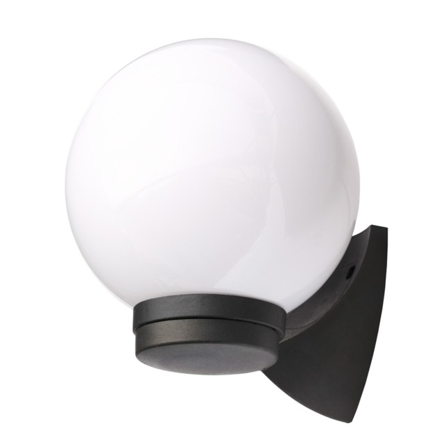 Westray Outdoor Globe Wall Light, Black - image 1