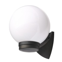 Westray Outdoor Globe Wall Light, Black