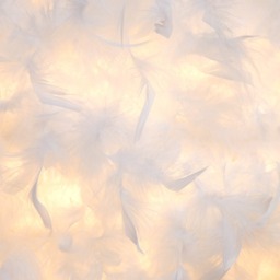Plume Feather Ball 40cm Ceiling Pendant, Brass - thumbnail 8
