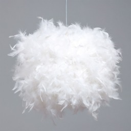 Plume Feather Ball 40cm Ceiling Pendant, Brass - thumbnail 7