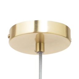 Plume Feather Ball 40cm Ceiling Pendant, Brass - thumbnail 5