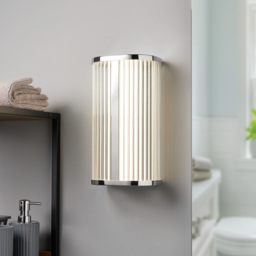 Amie Bathroom LED CCT Wall Light, Chrome - thumbnail 3