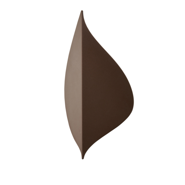 Lesley Outdoor LED Leaf Style Wall Light, Rust - image 1