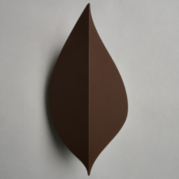 Lesley Outdoor LED Leaf Style Wall Light, Rust - thumbnail 5