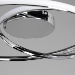 Renzo Colour Changing LED Flush Ceiling Light, Chrome - thumbnail 6