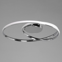 Renzo Colour Changing LED Flush Ceiling Light, Chrome - thumbnail 5