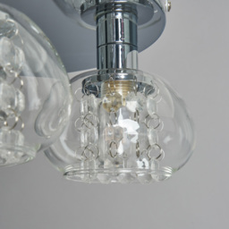 Klaudia Bathroom Flush Ceiling Light, Chrome - thumbnail 6