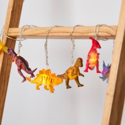 Glow LED Dinosaur String Lights, Multi Coloured - thumbnail 7