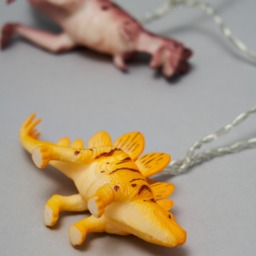 Glow LED Dinosaur String Lights, Multi Coloured - thumbnail 6