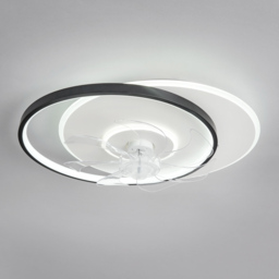 Ingram LED Dimmable Fan Ceiling Light, Black - thumbnail 6
