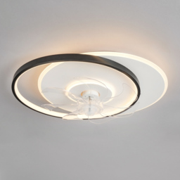 Ingram LED Dimmable Fan Ceiling Light, Black - thumbnail 4