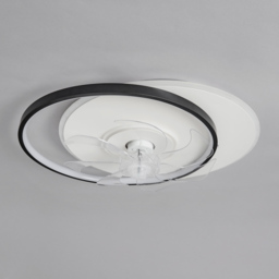Ingram LED Dimmable Fan Ceiling Light, Black - thumbnail 7