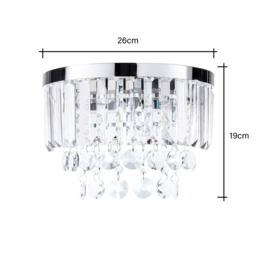 Paladina Wall Light, Chrome - thumbnail 8