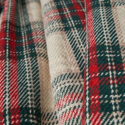 Christmas Check Throw with Sherpa Back, Multi-Coloured - thumbnail 4