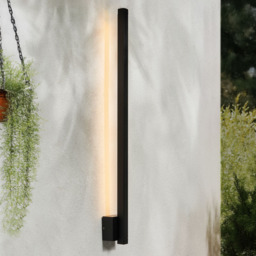 Lionel Outdoor LED Linear Wall Light, Black - thumbnail 7