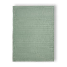 Luxury Ribbon Velvet Throw, Silt Green - thumbnail 3
