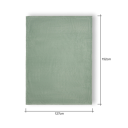 Luxury Ribbon Velvet Throw, Silt Green - thumbnail 6