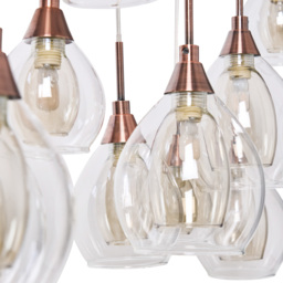 Carmella Diner Ceiling Pendant Bar, Copper - thumbnail 8