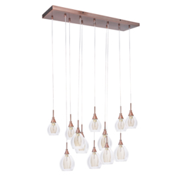 Carmella Diner Ceiling Pendant Bar, Copper - thumbnail 7