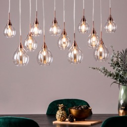 Carmella Diner Ceiling Pendant Bar, Copper - thumbnail 3