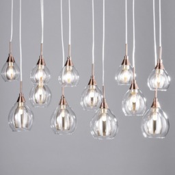 Carmella Diner Ceiling Pendant Bar, Copper - thumbnail 4