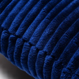 Luxury Ribbon Velvet Cushion, Navy - thumbnail 4