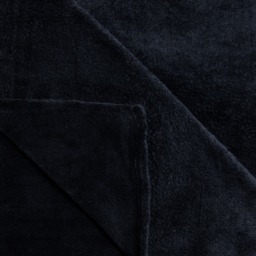 Jumbo Microfleece Throw, Black - thumbnail 4