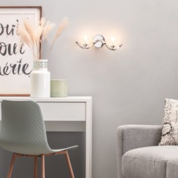 Bella Wall Light, Chrome - thumbnail 3