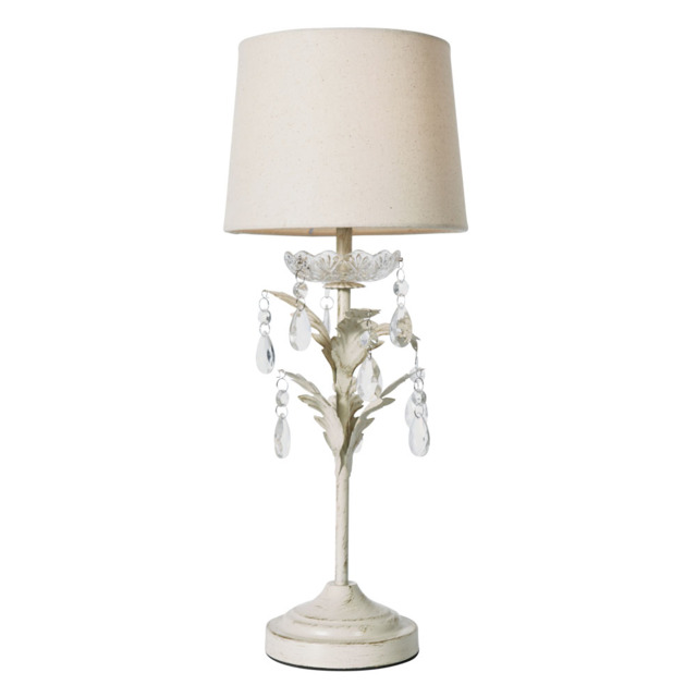 Paisley Table Lamp, Cream - image 1