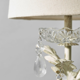 Paisley Table Lamp, Cream - thumbnail 7