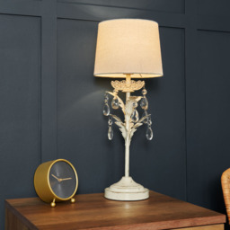 Paisley Table Lamp, Cream - thumbnail 3