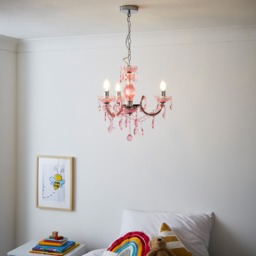 Glow Marie Funky Chandelier, Pink - thumbnail 3