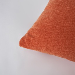 Chenille Cushion, Terracotta - thumbnail 4