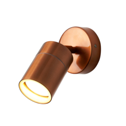 Jared Single Outdoor Wall Light, Copper
