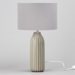 Quentin Table Lamp, Grey - thumbnail 6