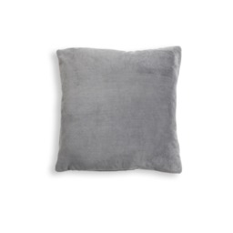 Large Microfleece Cushion, Charcoal - thumbnail 3
