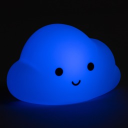 Glow Cloud Colour Changing Night Light, White - thumbnail 6