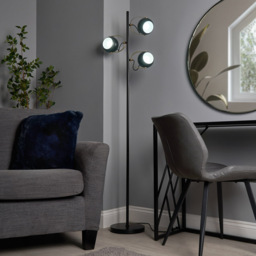 Rowan Eyeball Floor Lamp, Black - thumbnail 3