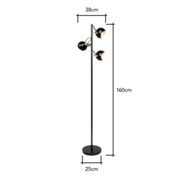 Rowan Eyeball Floor Lamp, Black - thumbnail 7