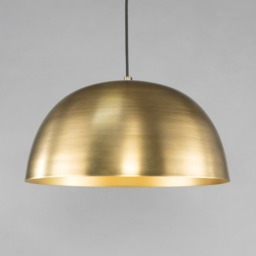 Sofia Large Dome Ceiling Pendant, Brass - thumbnail 4