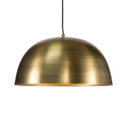 Sofia Large Dome Ceiling Pendant, Brass - thumbnail 1