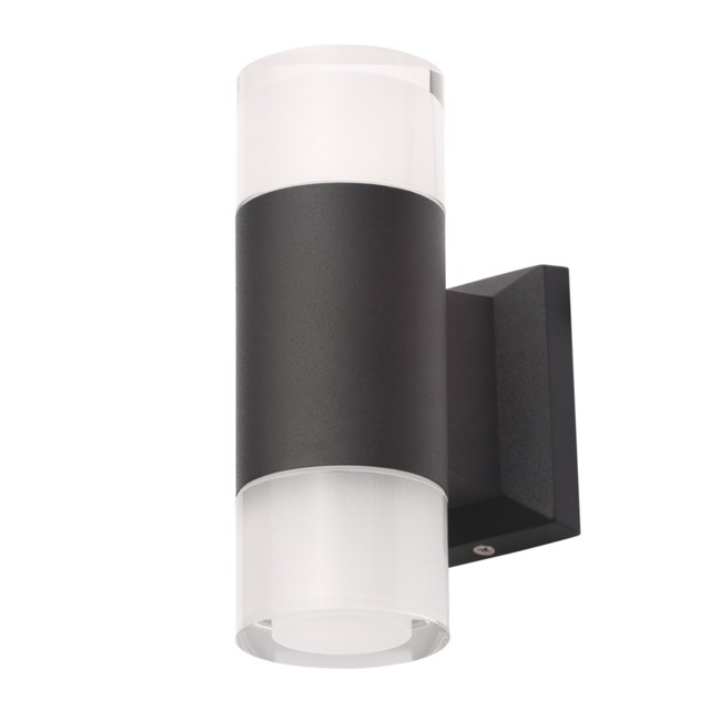 Romero Colour Changing LED Up and Down Outdoor Wall Light, Black