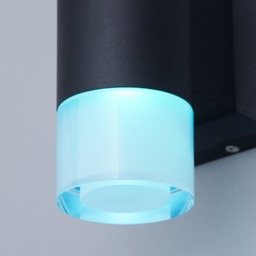 Romero Colour Changing LED Up and Down Outdoor Wall Light, Black - thumbnail 6