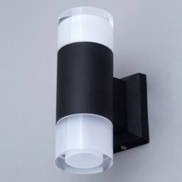 Romero Colour Changing LED Up and Down Outdoor Wall Light, Black - thumbnail 5