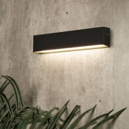 Easton LED Outdoor Linear Wall Light, Anthracite - thumbnail 3