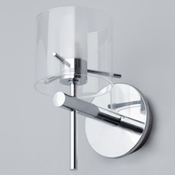 Jean Single Bathroom Wall Light, Chrome - thumbnail 5