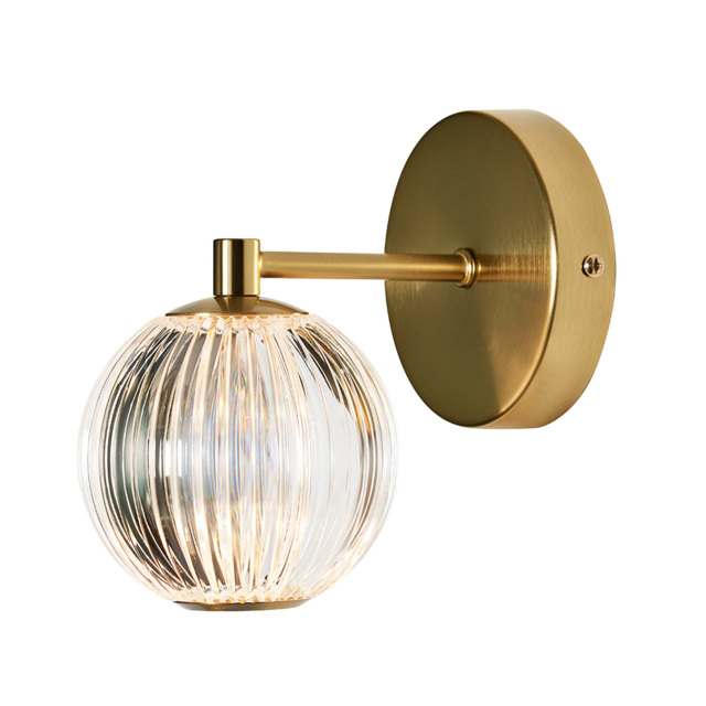 Rimi LED Wall Light, Satin Brass - image 1